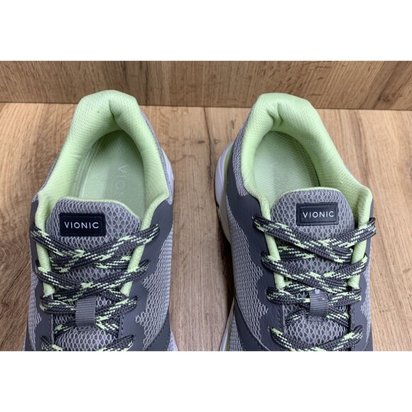 Vionic Women's Tokyo Sneaker Shoes Light Grey Pale Light Green Accents  Size 9 - Picture 8 of 14